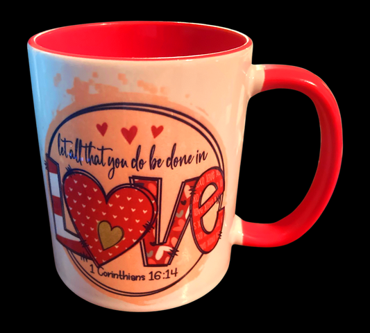 Done In Love Mug Red